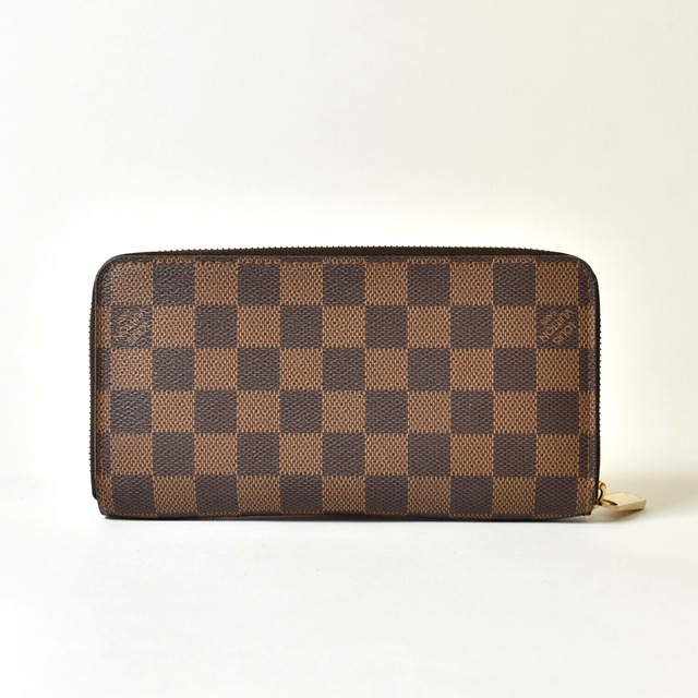 LOUIS VUITTON ルイヴィトン ダミエ ジッピー ウォレット 長財布 ラウンドファスナー N60051 ブラウン