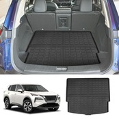 BIGKON ラゲージマット適合対応日産 エクストレイル T33 ラゲージマット 2022年7月-現行 X-TRAIL T33系 トランクマット 車種専用設計 3D立体設計 防水 傷防止 滑り防止 水洗い 簡単収納 内装パーツ 取付簡単 ブラック