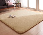 ラグ ラビットファータッチマイクロファイバーラグ Sucre シュクレ 長方形 130×185cm