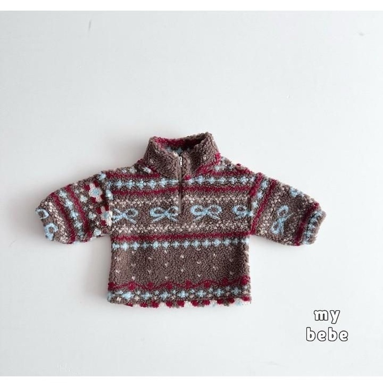 韓国子供服 / 26winter / my bebe / ボアアノラック / キッズ / 冬服 *XS~XL*