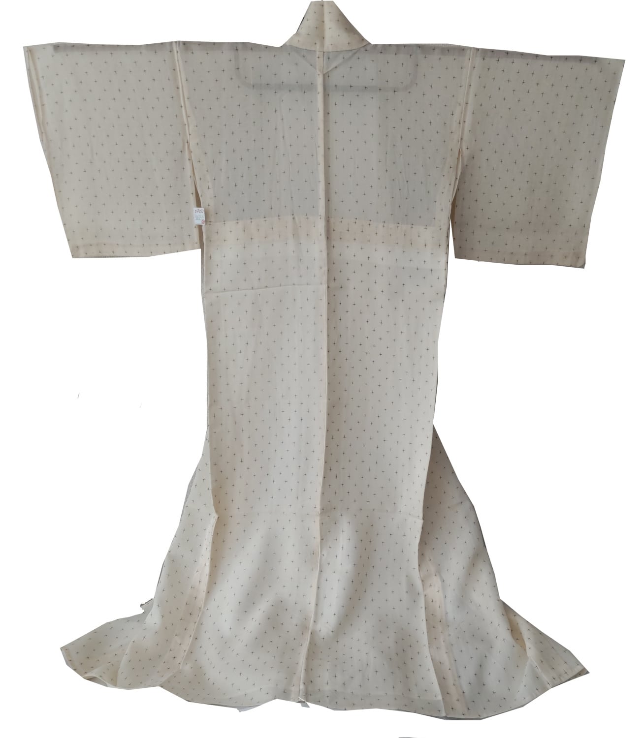 新古品！美品＊夏紬＊生成り色＊夏物＊生紬＊着物＊１５８ｃｍ＊裄６３ 生成り色 紗紬 夏着物 | リサイクル着物 知久（ちきゅう）