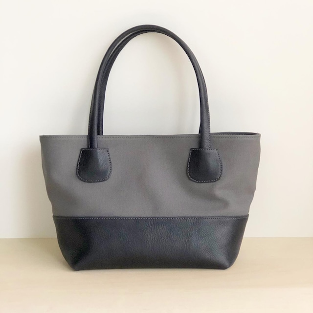 ミニトートバッグ  （leather×canvas）