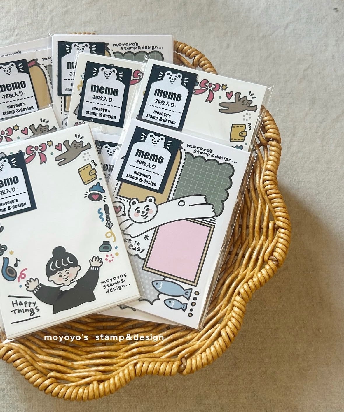 moyoyo's stamp＆design Take it easy memo MY01 | マスキングテープ