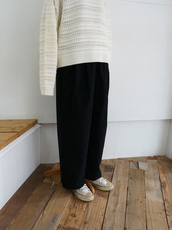 エルフ・モール公式アカウント06 　2タックトラウザーズ サイズ2 TRAVAIL MANUEL モールスウェード 2タックトラウザーズ | Fimpen+Nul