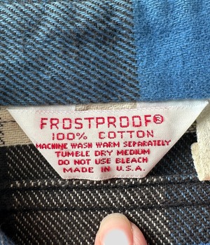 -FROSTPROOF- Vintage 70s Heavy Flannel Shirt