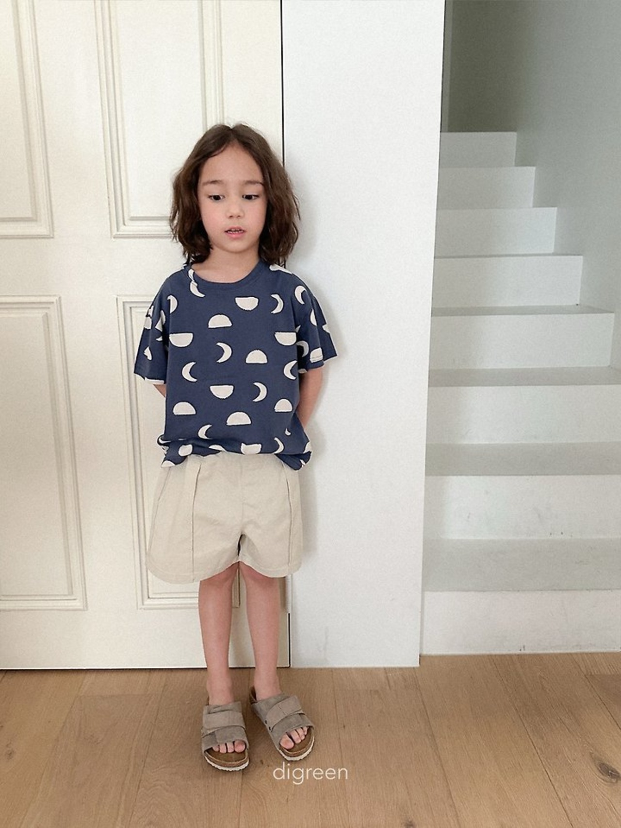 [DIGREEN] Half Moon T-shirt / [디그린] 반달티