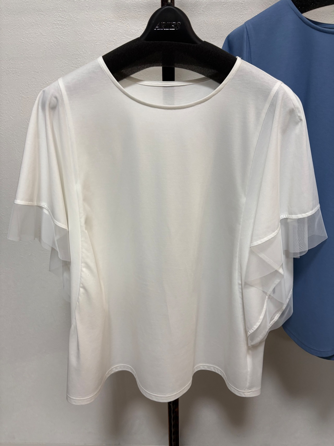 【ROBE】サイドメッシュフリルトップス　622918