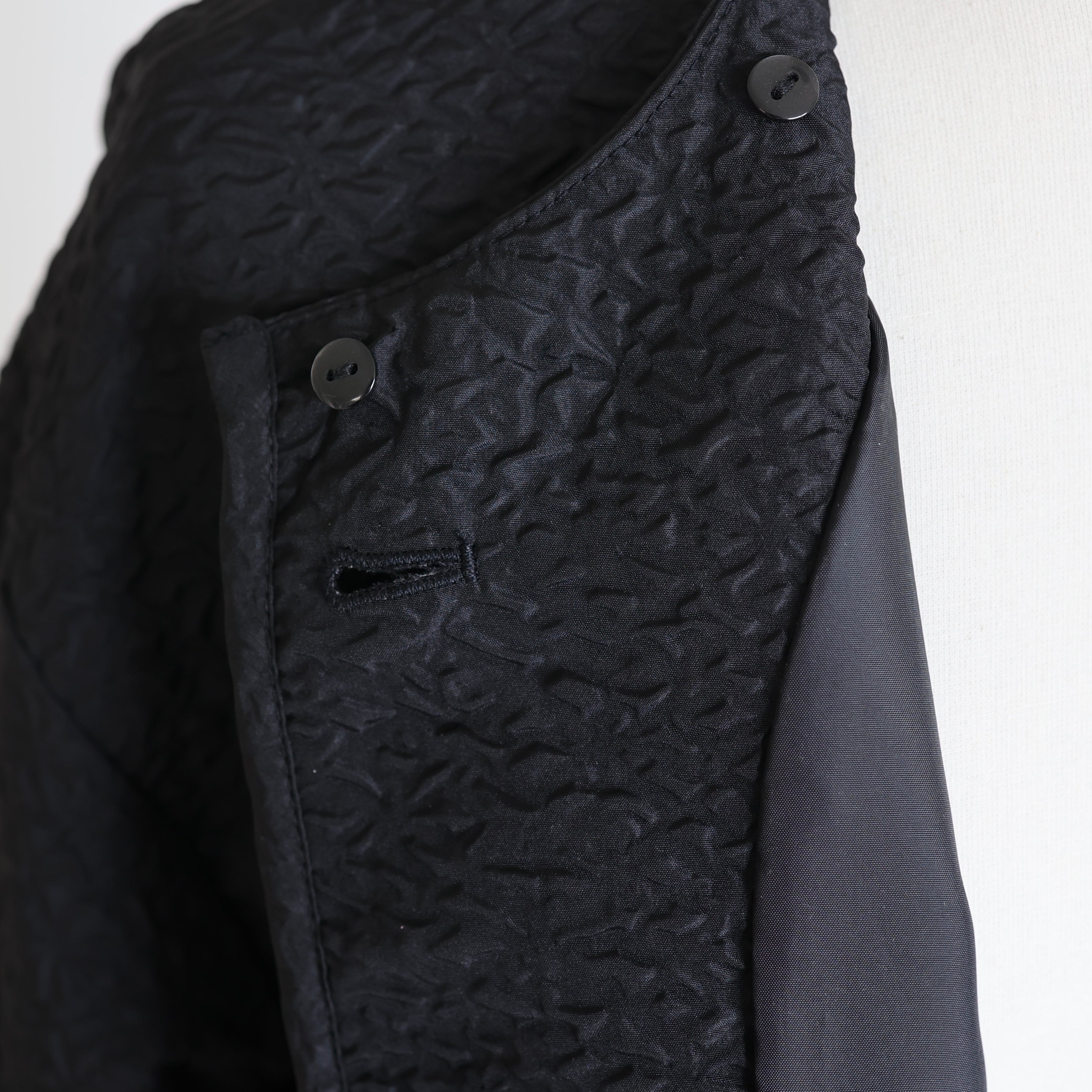 Jacquard Blouson Black | gypsohila