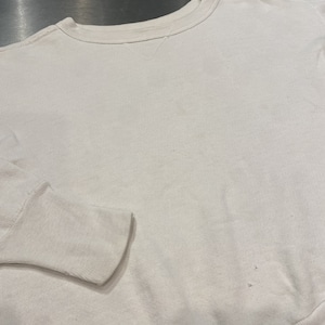 ⊕⊕1960s FRUIT OF THE LOOM SWEAT SHIRT WHITE V-GAZETTE