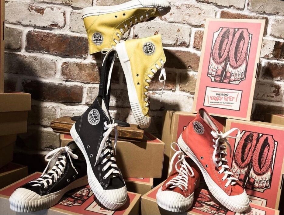 WEIRDO】ウィアード KRAZY FEET - SNEAKER - (MUSTARD) スニーカー
