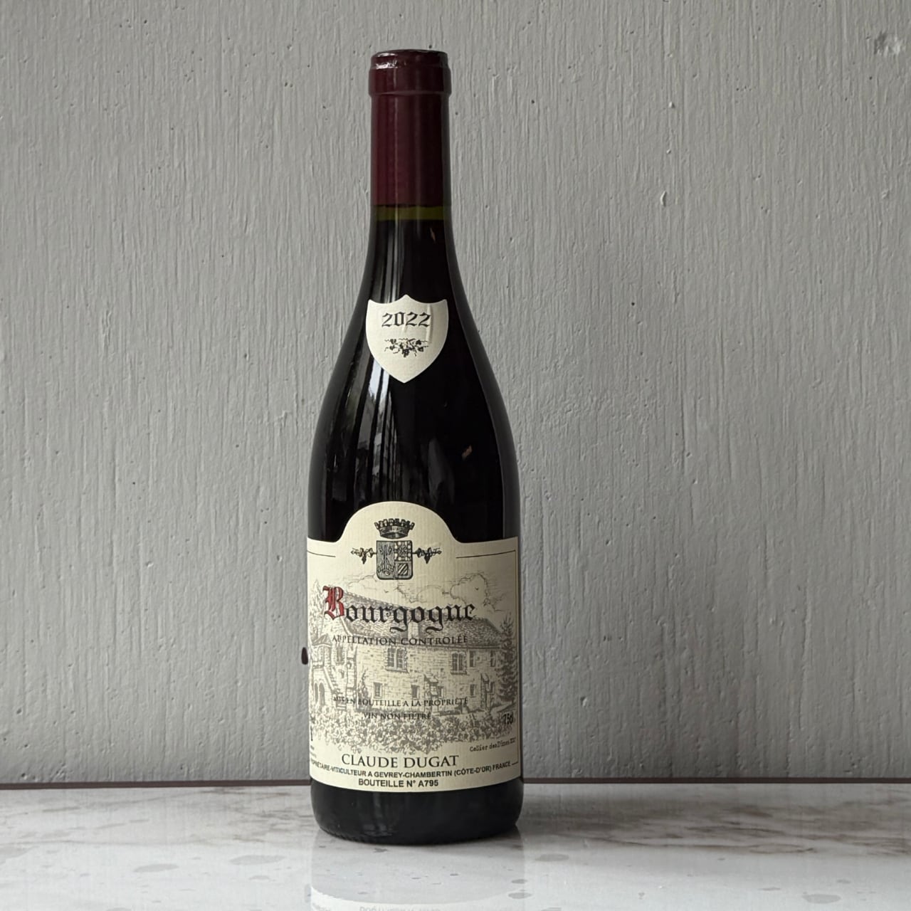 2022 ブルゴーニュ ルージュ / クロード デュガ