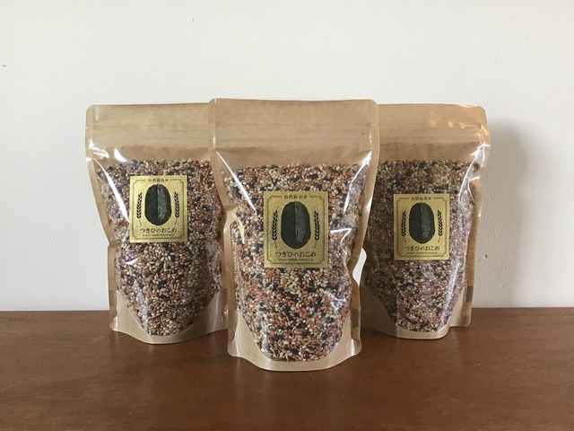 令和５年産　自然栽培米　古代米ブレンド　５００g×３袋（送料無料）