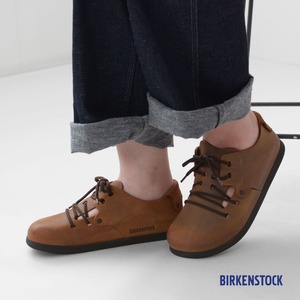 BIRKENSTOCK [ビルケンシュトック正規販売店] W Montana / Oiled Leather/Narrow  [1004851] モンタナ・オイルドレザー・横幅ナロー・レースアップ・シューズ・本革・革靴・ブラウン・LADY'S [2023SS]