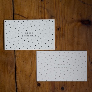 大枝活版室 / X'm Star mini card&envelope 〈クリスマス カード・ギフトカード・活版・メッセージカード〉