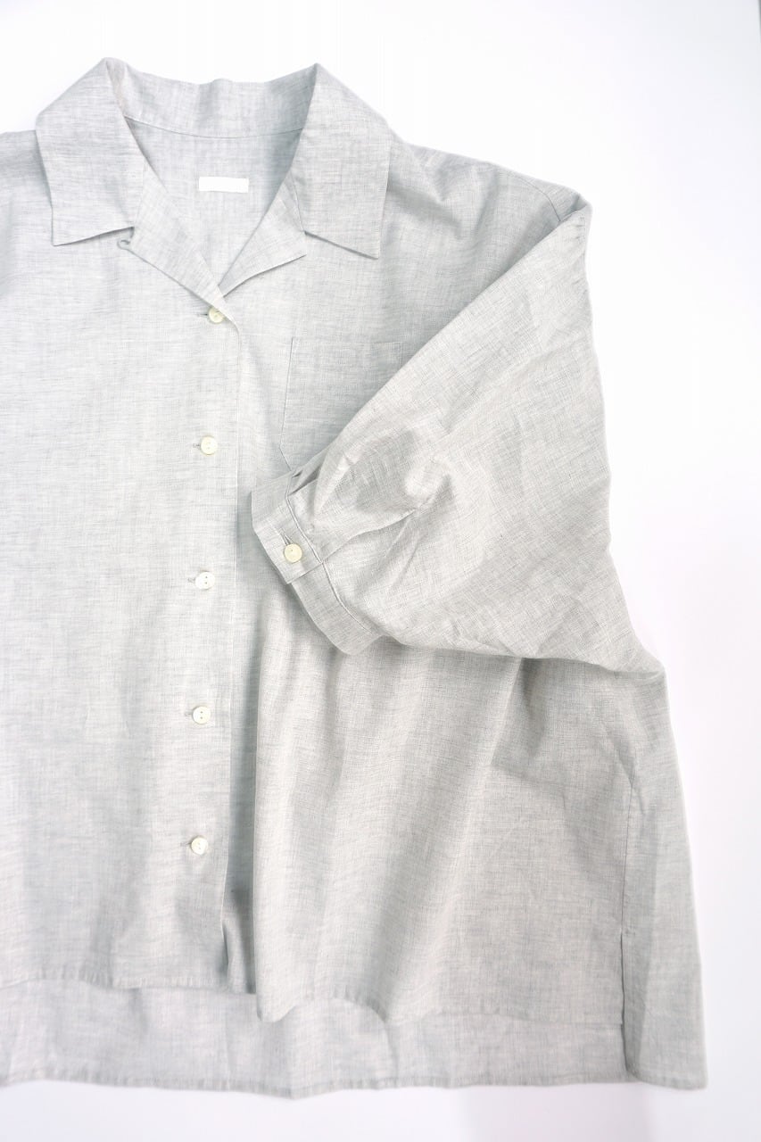 OG Co. Li. Chambray Open Collar Shirt