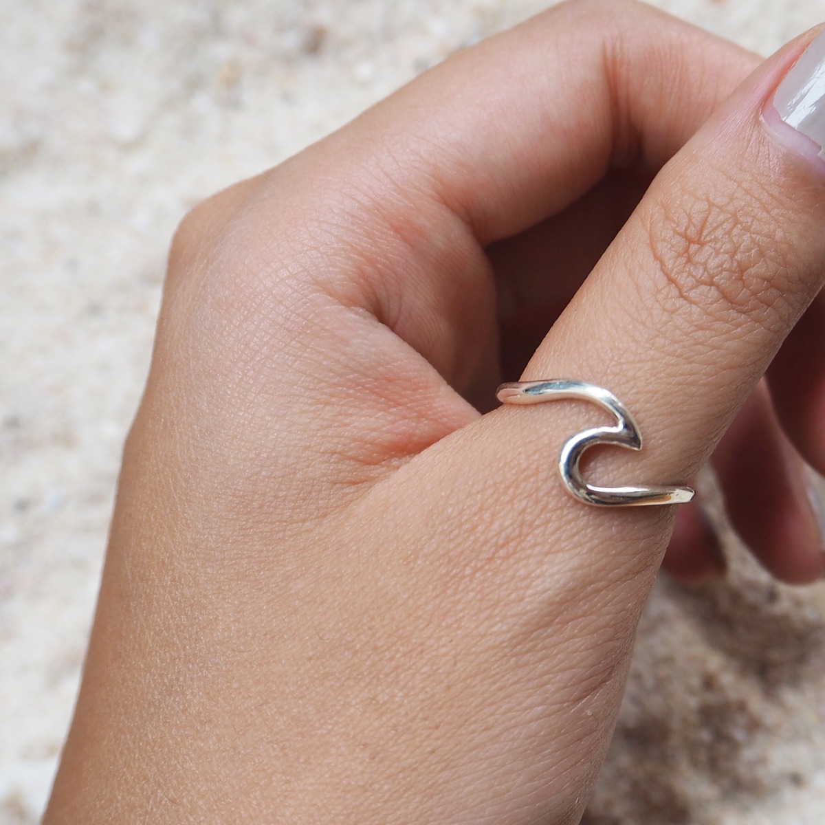 3度目の再入荷♡ Wave Ring 《silver925》18380057(S)☆【3号～11号/20 