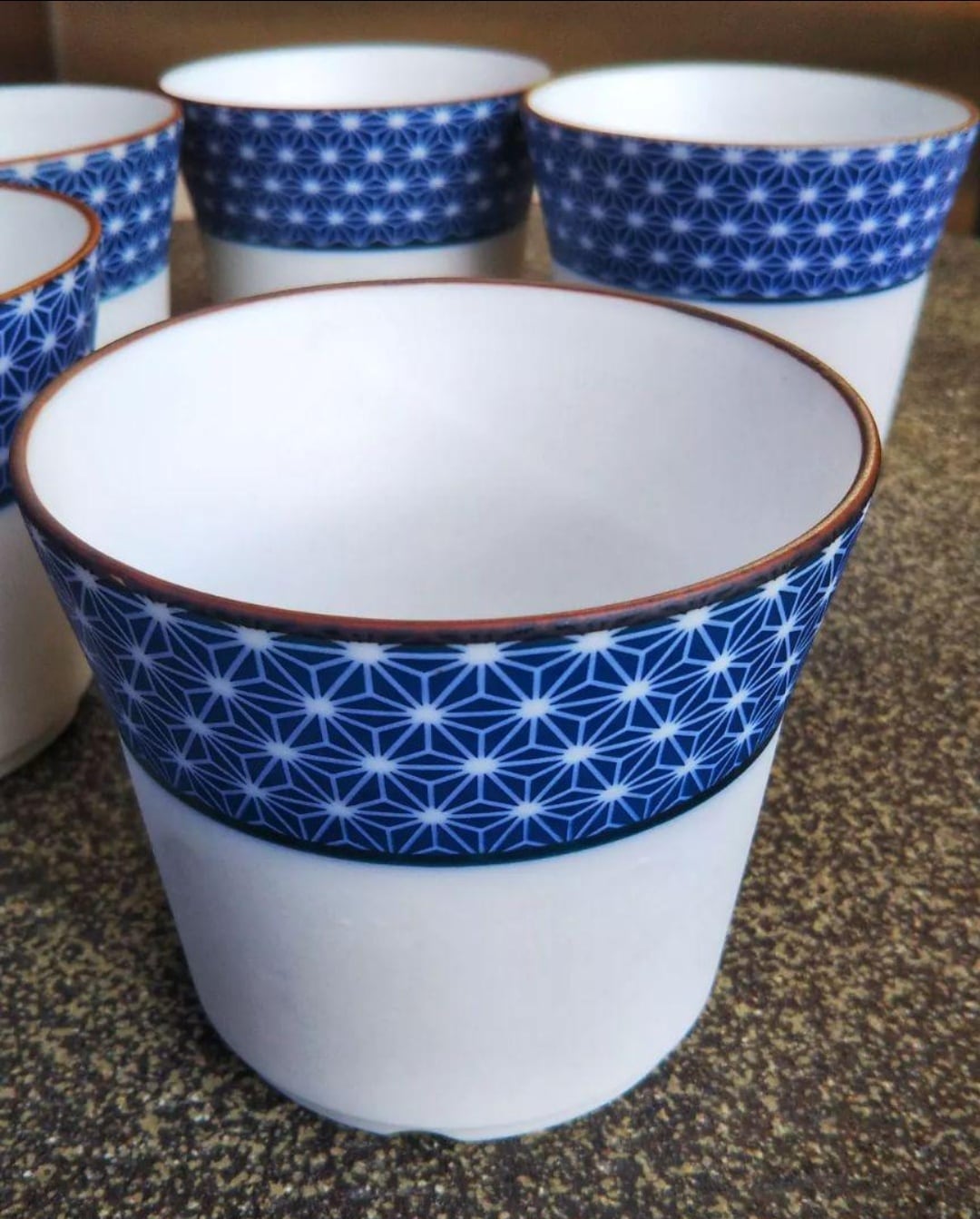 昭和レトロ 和風陶磁器の植木鉢 5個セット | 陶器のむらやま
