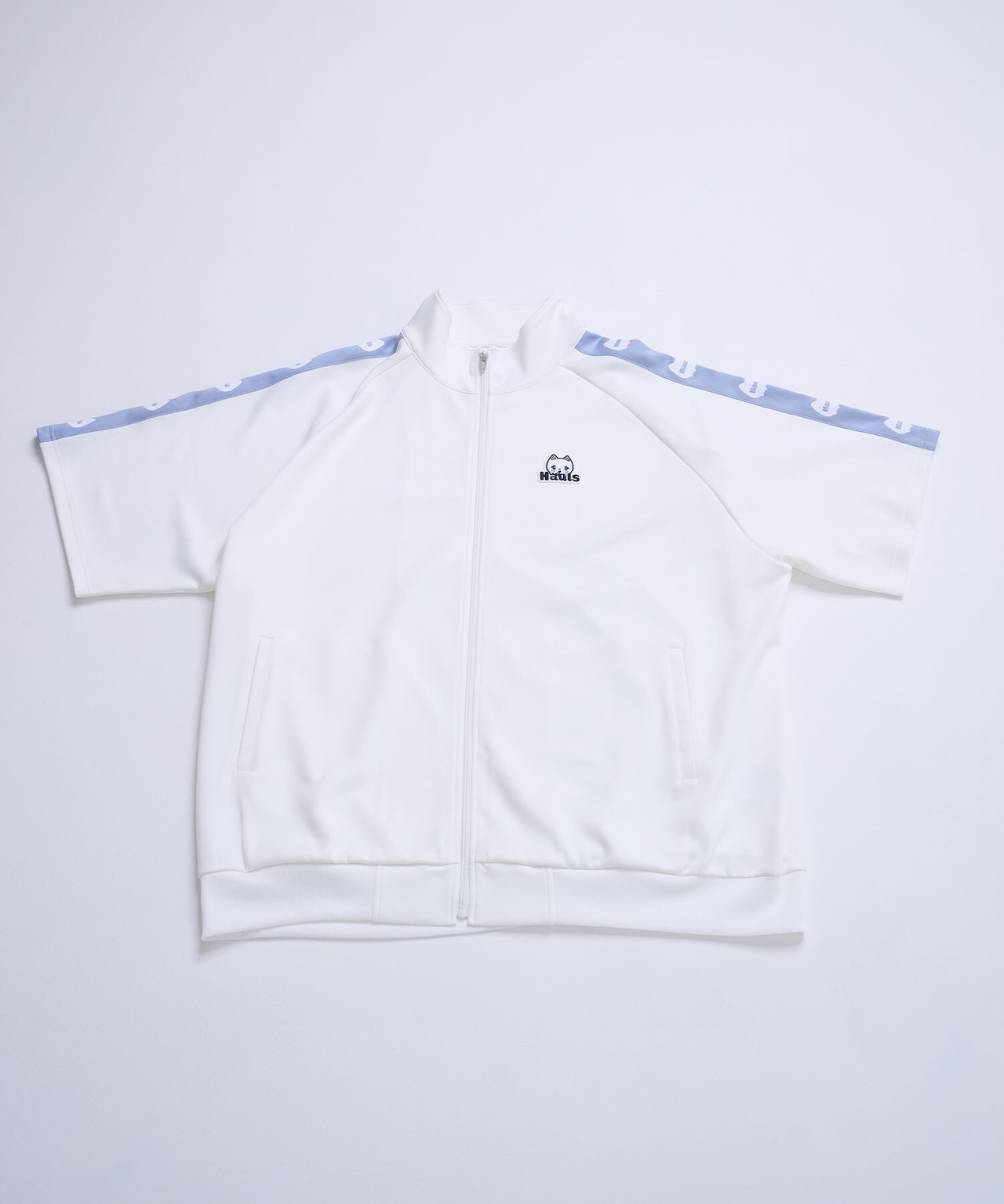 新！ネ申おジャージ半袖短パンせっとあっぷ(ホワイト)