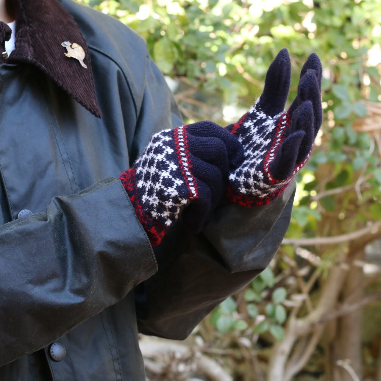 INVERALLAN インバーアラン スノーフレーク ニット グローブ 全3色