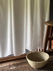 【3m以上専用/レターPプラス】継ぐ布 No.01｜暮らしになじむ白のシングルガーゼ 135cm
