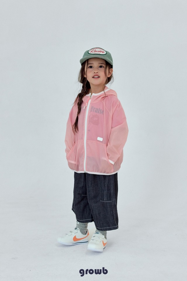 【取寄】growb｜splash jumper (pink)｜スプラッシュジャンパー（ピンク）｜S-JL｜kids&jr｜26 summer