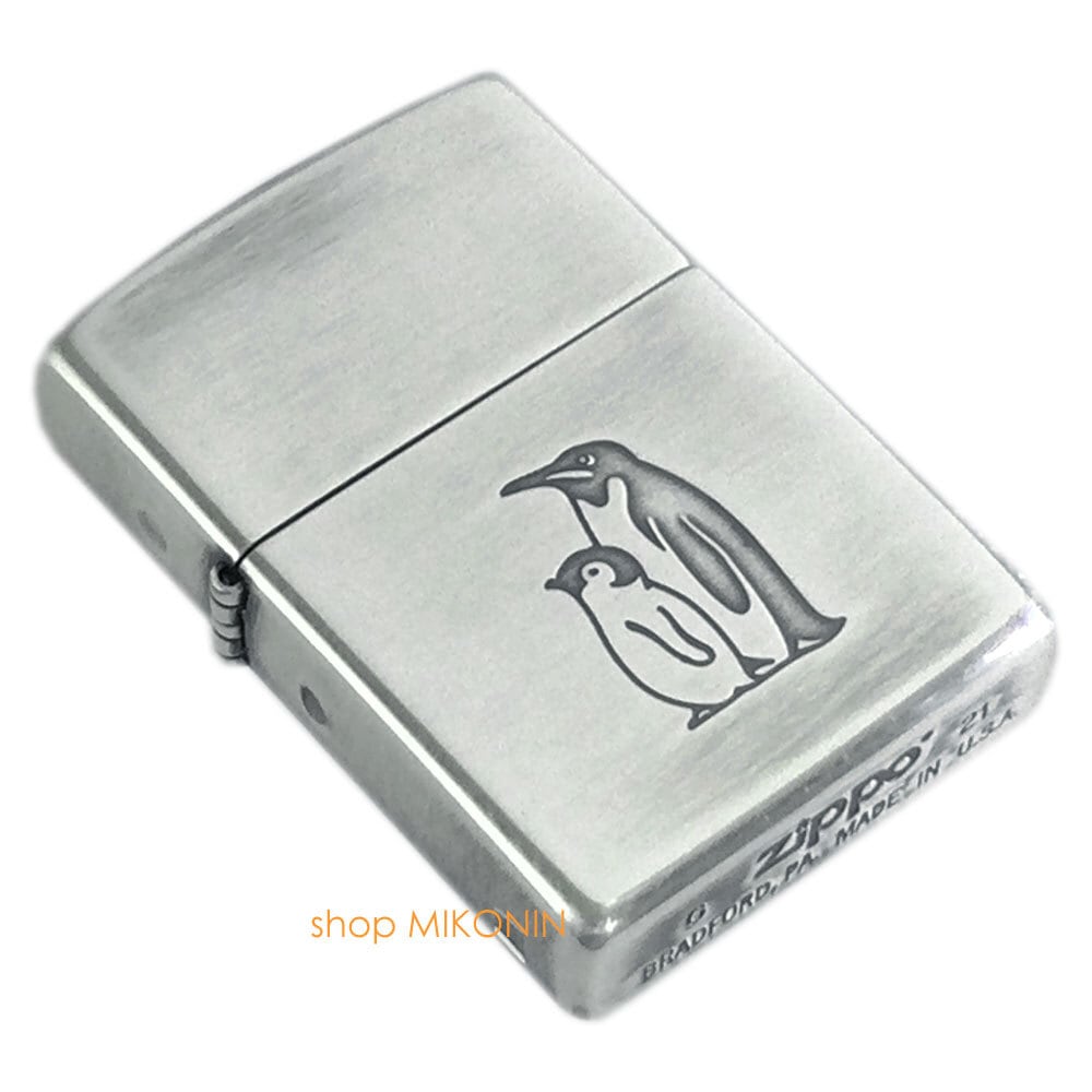 ZIPPO ペンギン 高純度99％銀メッキ・イブシ仕上げ ジッポー | shop
