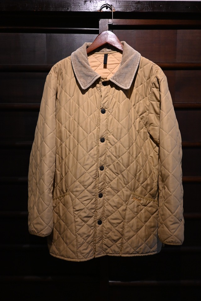 Barbour Liddesdale Quilted Jacket Beige Made in England 140