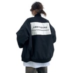 Retro Back Patched Embroidered Baseball Jacket (NC061)