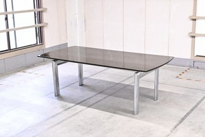 最高級 小泉産業 37万「BMT-7071BK」バーズアイメープル ダイニングテーブル 机 食卓 モダン ブラック【中古家具/中古インテリア/USED家具ユーズド家具/リサイクル】