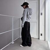 ミニzipショートPK/グレー