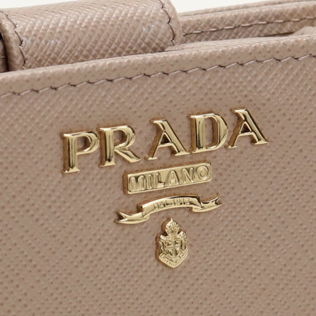 プラダ PRADA 2つ折り財布 コンパクトサイフ ブランド財布 ミニ財布
