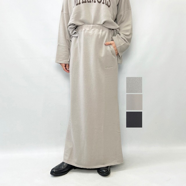 marmors マルモア mermaid long skirt 0226402106 2026秋冬新作 [送料無料]
