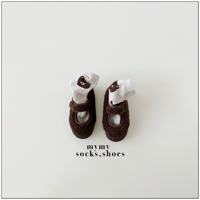 予約 Dachshund Shoes - brown   [ my my ]