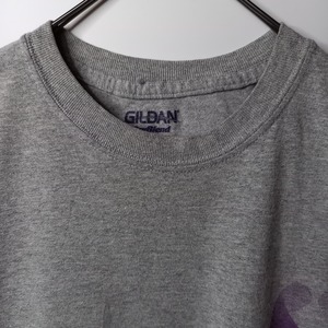 ギルダン　クルーネック　プリントTシャツ　企業ロゴ　半袖　ドライブレンド　S