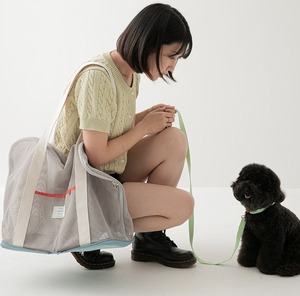 Lsize/即納【BITEME】 Pocket Pop Foldable Mesh-Bag《2Color》