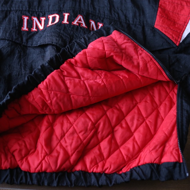 "STARTER " 3-tone good coloring over silhouette anorak parka