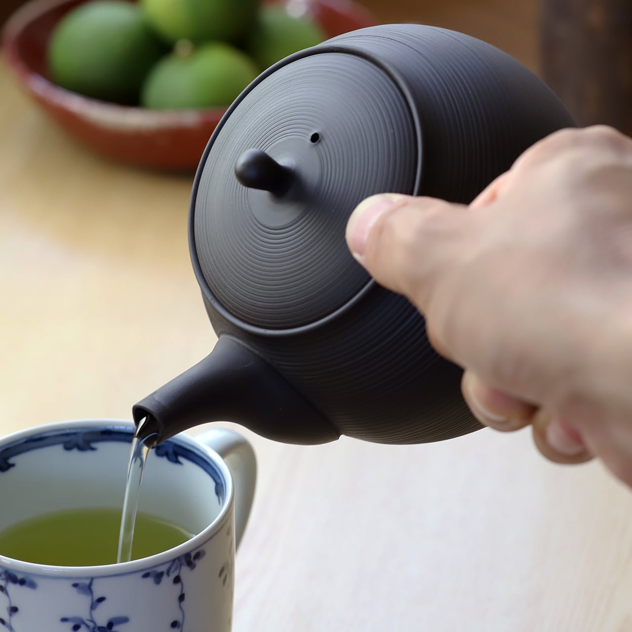 黒線彫窯変 大急須 容量：580cc 梅原廣隆（常滑焼） | にっこう生活館