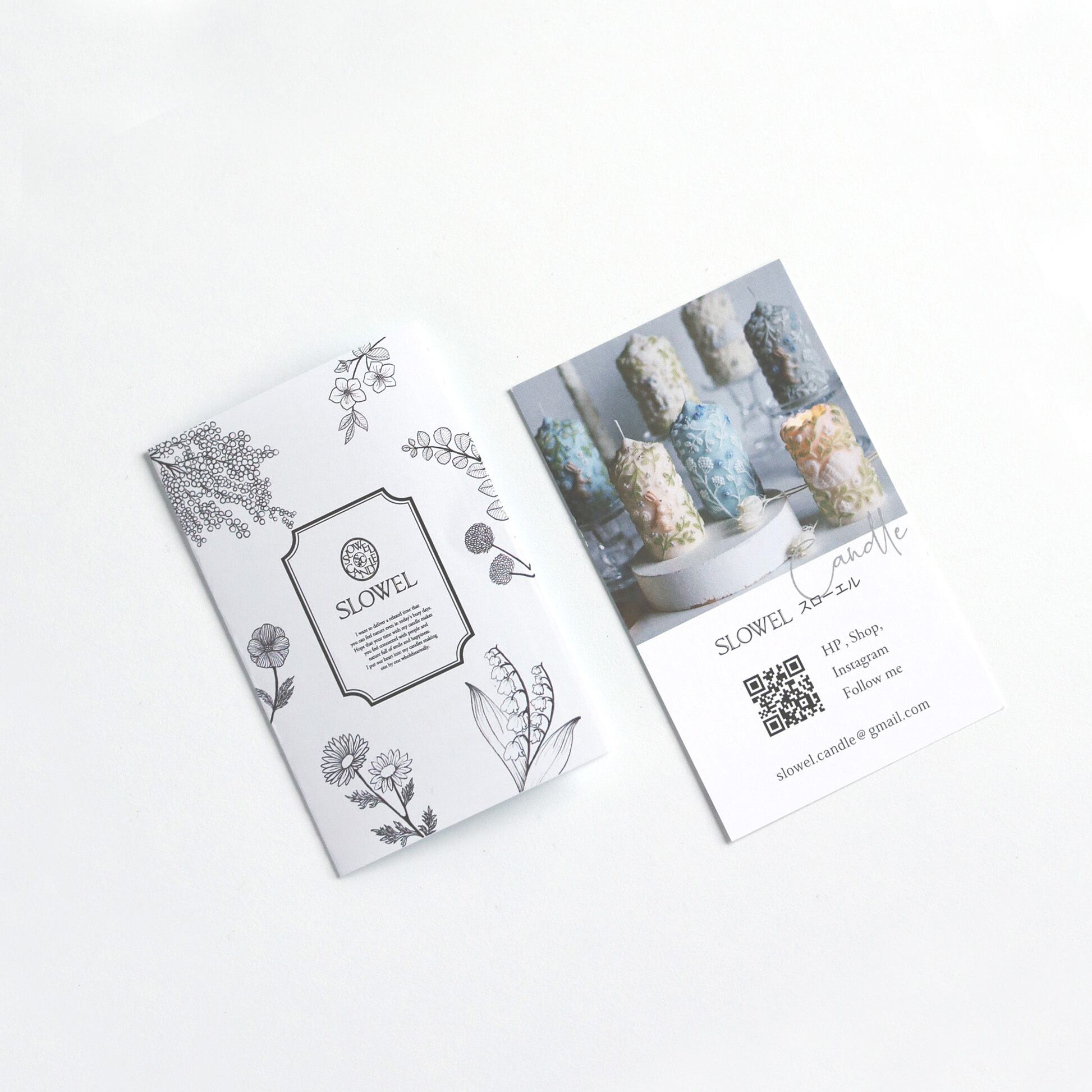 15.「白鳥とクレマチス」ブルー×白鳥ホワイト | SLOWEL