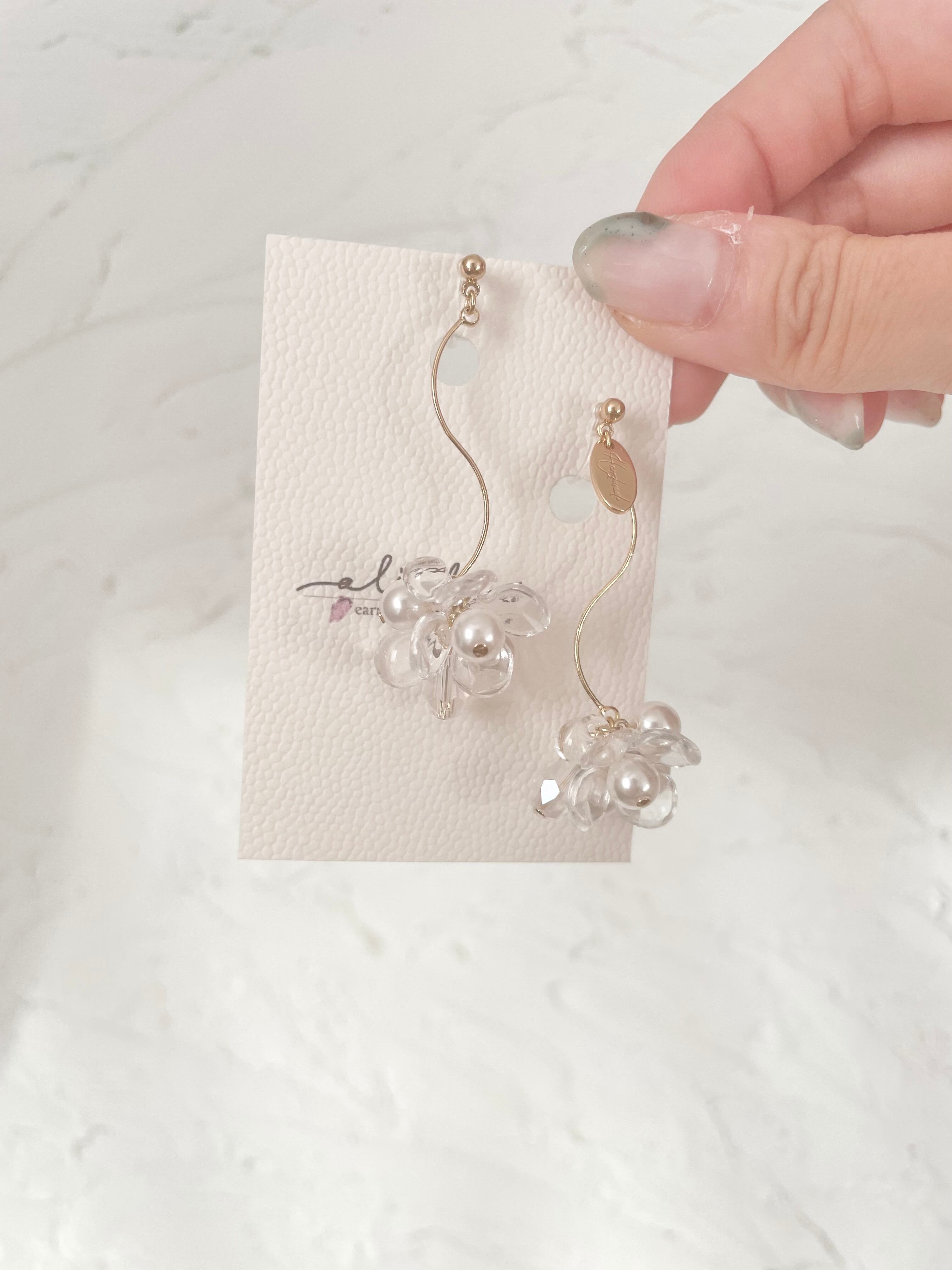 a.b.ellie ピアス POPPY STEMS