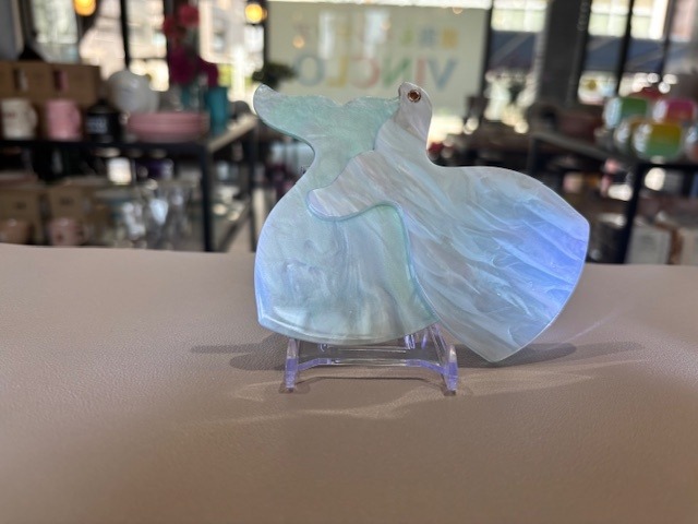 コンパクトミラー ハンドミラー マーメイド 人魚 手鏡  [カラー: ミントグリーン]