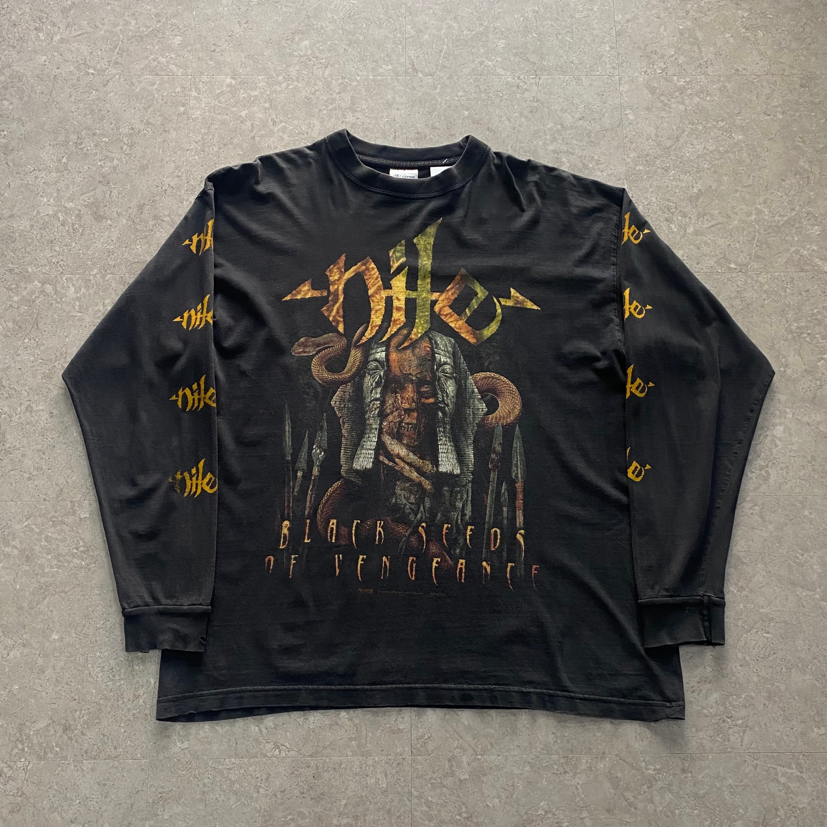 2000s Nile "Black Seeds of Vengeance" L/S T-shirt【仙台店】