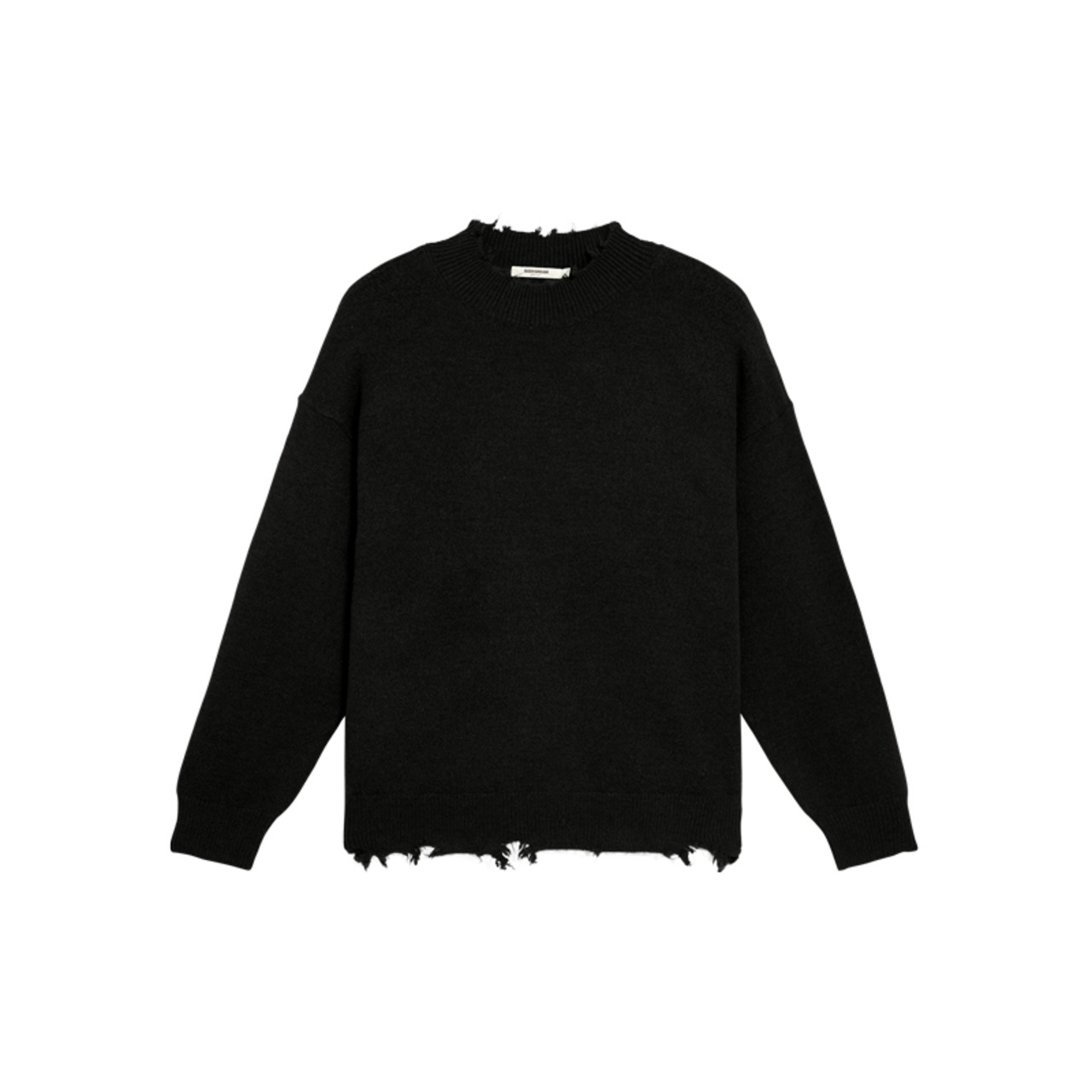 ブロークンデザインモックネックニット　946