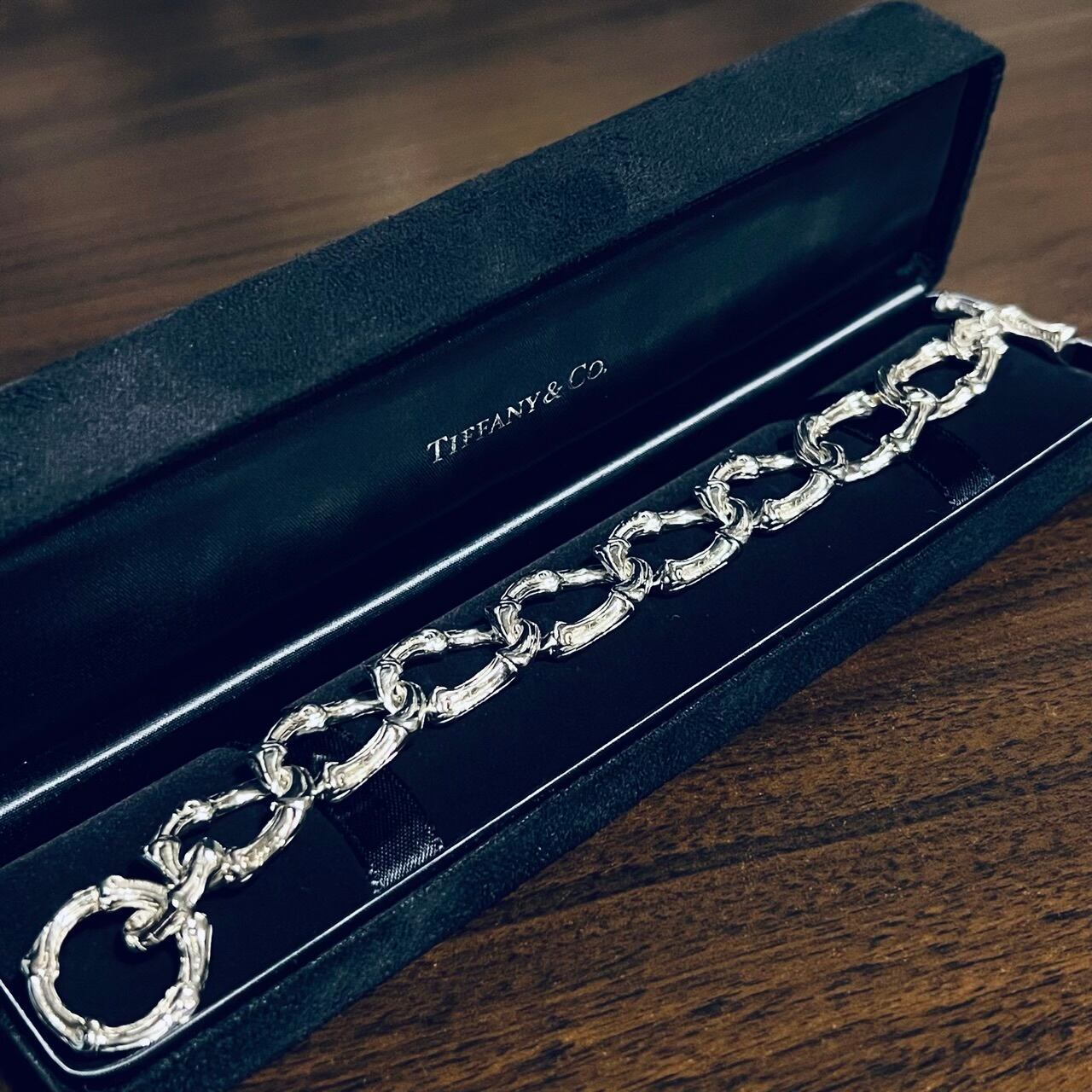 VMPD7-318-2 Tiffany & Co. バングル シルバー 箱付き（VINTAGE 