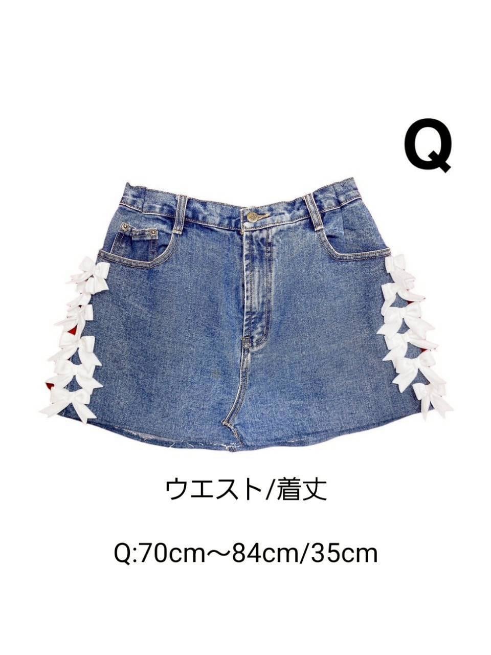 lilLilly デニムリボンスカート Starry⭐︎フリルデニムミニスカート | lilLilly official webstore