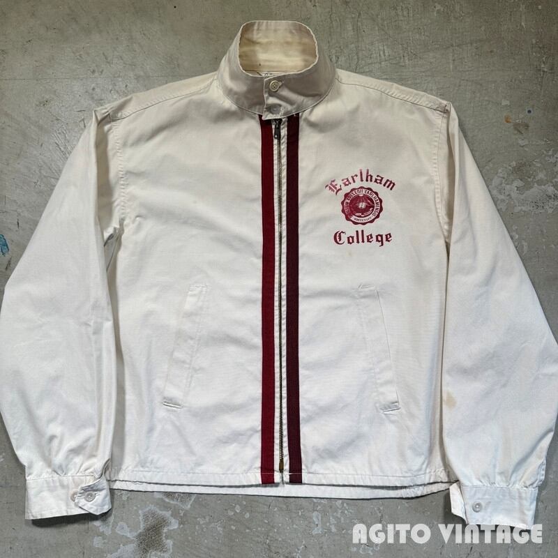 60's Champion チャンピオン コットンジャケット スウィングトップ 白 60's Champion チャンピオン コットンジャケット スウィングトップ 白