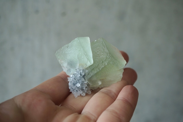 福建省産フローライト/クォーツ Fluorite / Quartz 1758