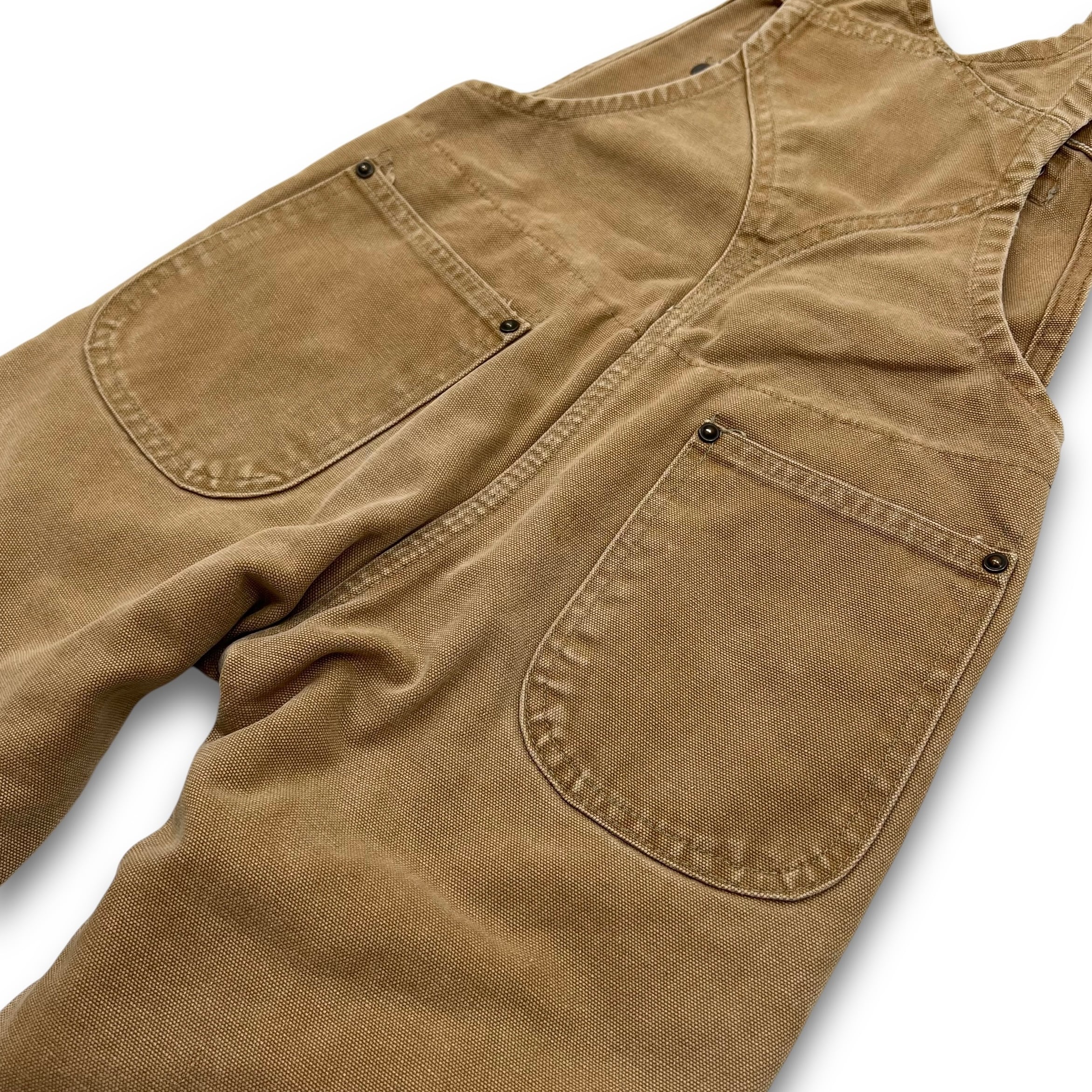 5-7T】Carhartt brown duck overall カーハート ブラウンダック