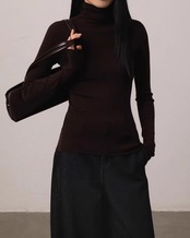 Turtle neck Tops　T20417