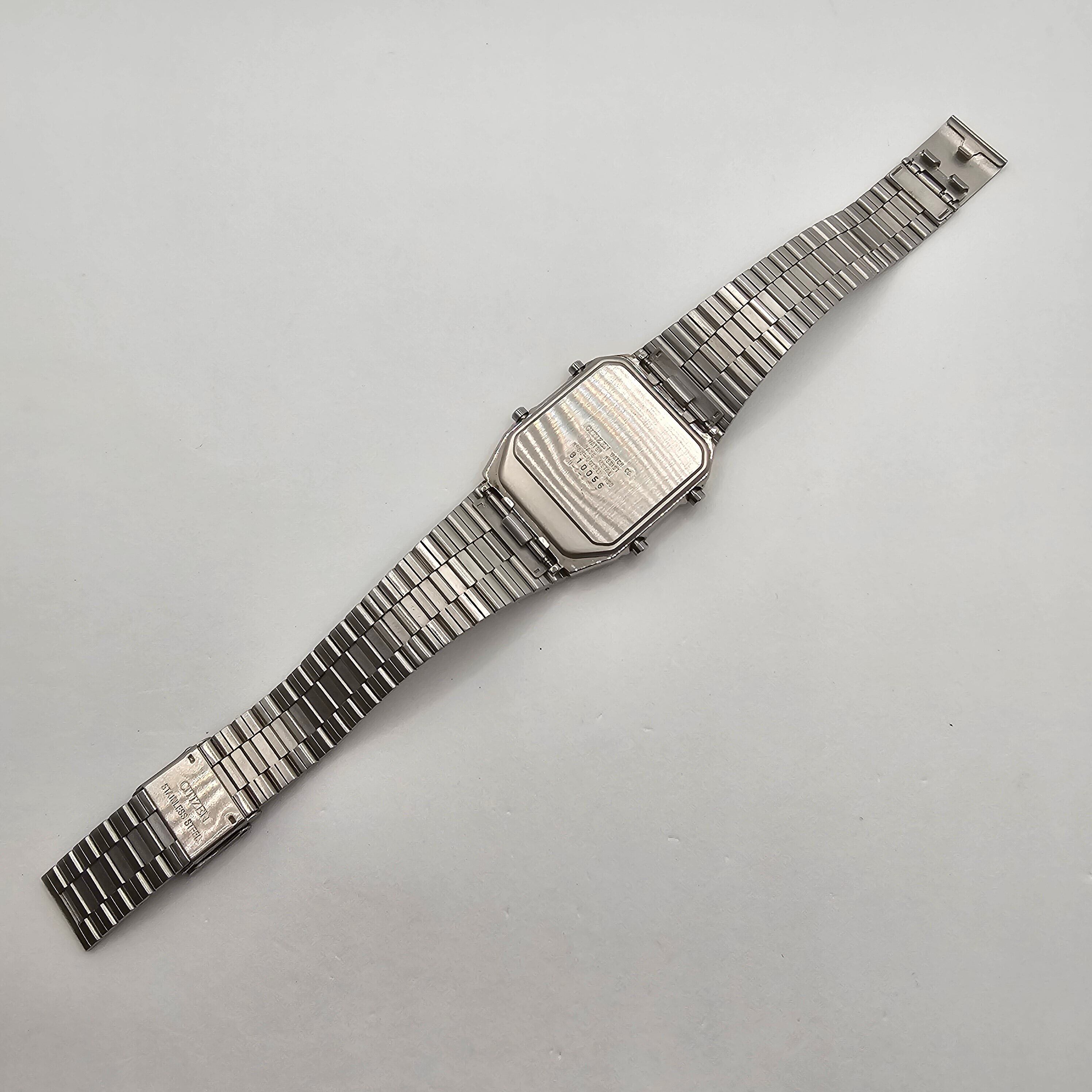 シチズン アナデジテンプ シルバー 電池交換済 | Over Time Vintage