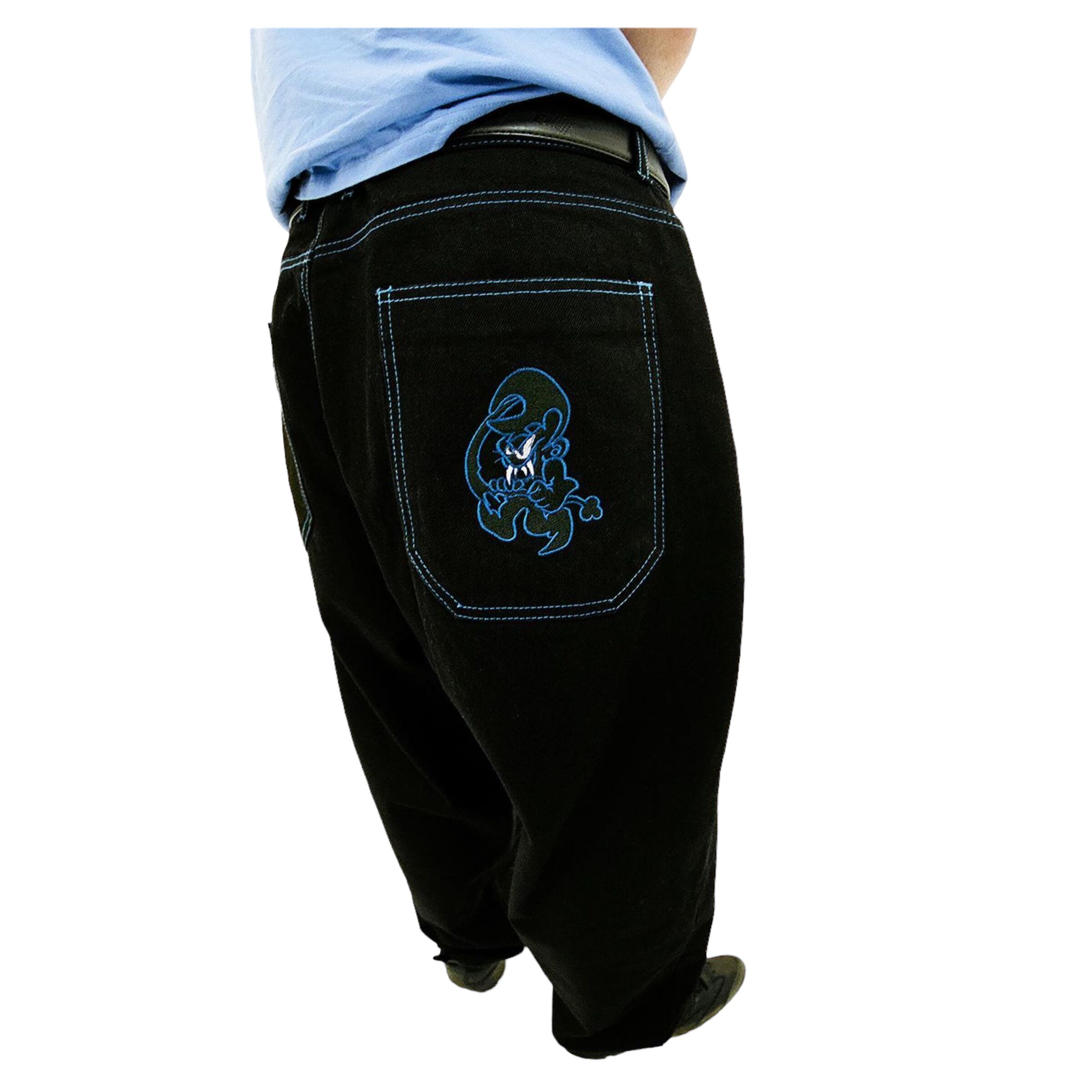 Yardsale Goblin Black Denim BaggyJeans